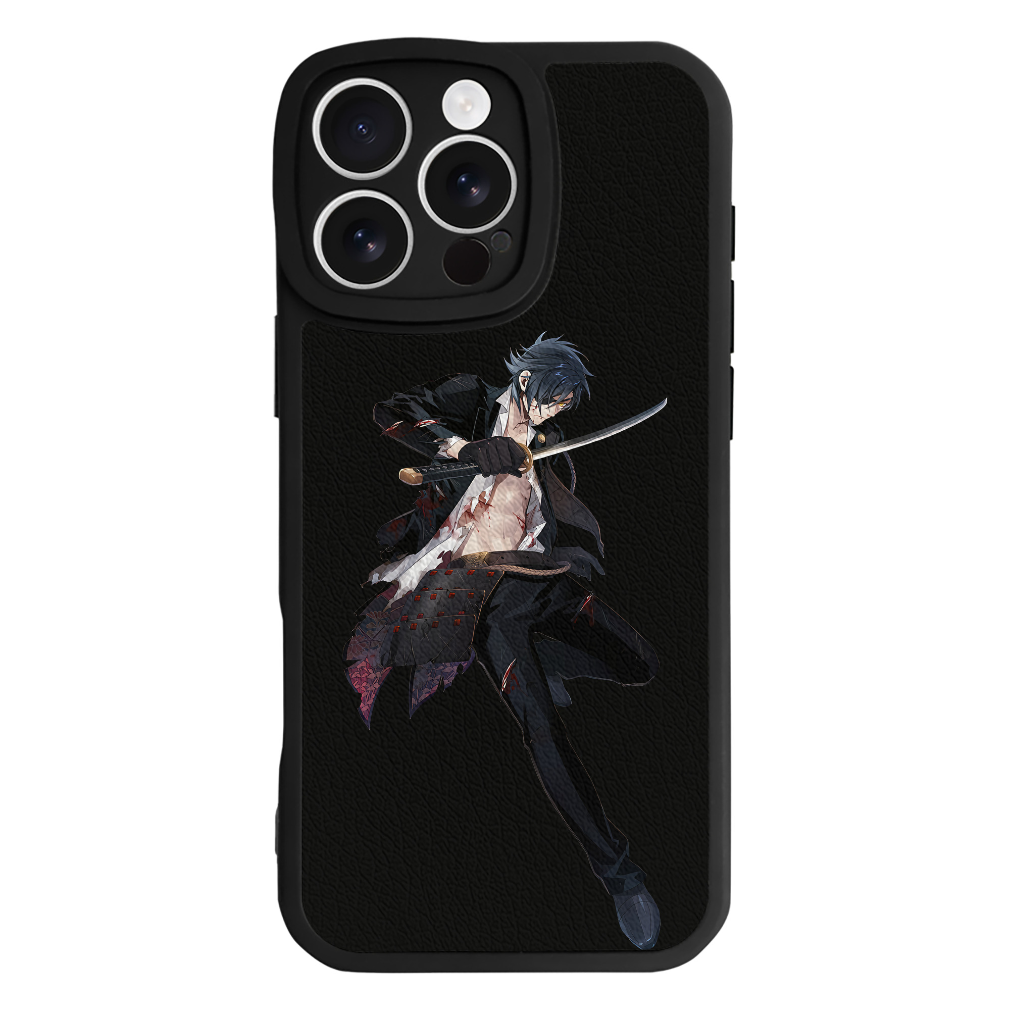 （画像用） 刀剣乱舞 Touken Ranbu 【iPhone 16シリーズ対応】シリコンスマホケース（レザー調） 材質：シリコン